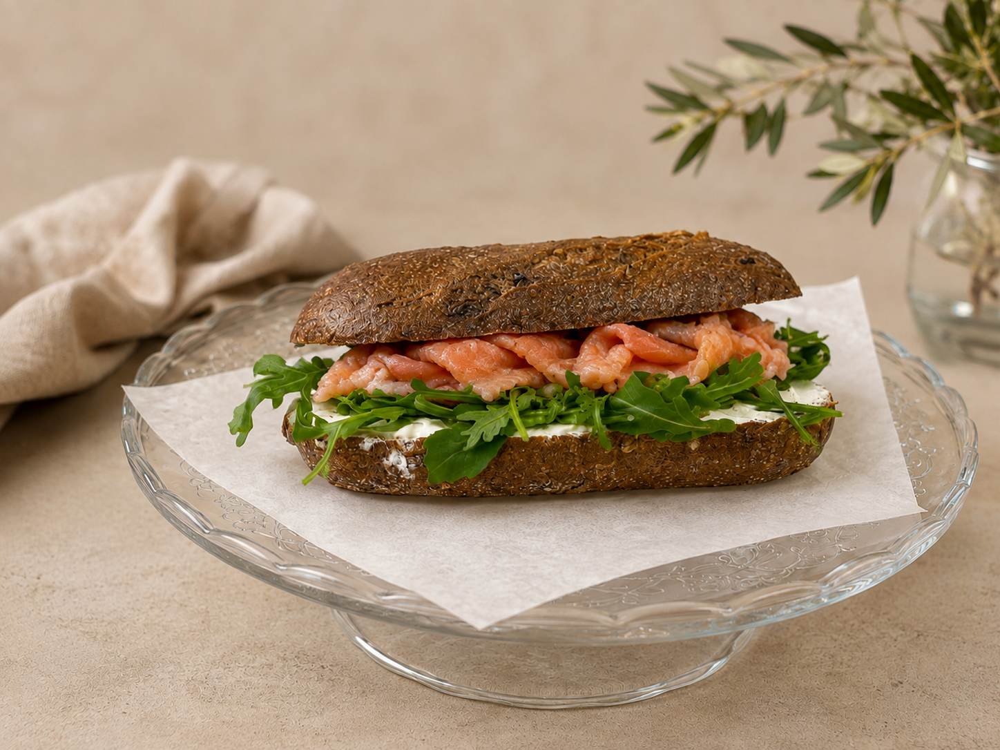 Broodje Gerookte Zalm