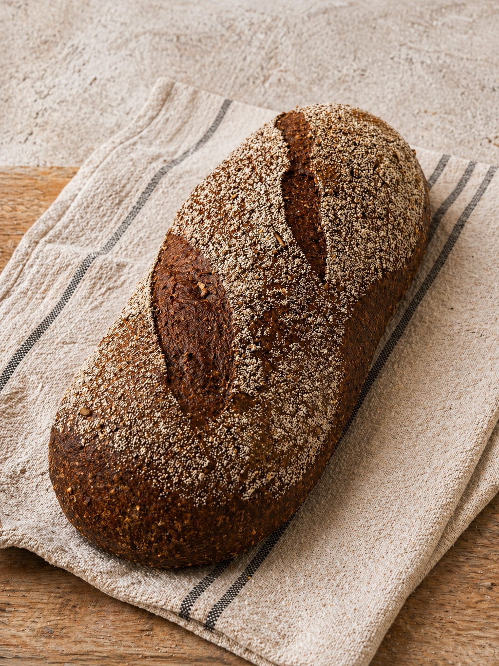Groot Donker Meergranenbrood 800gr